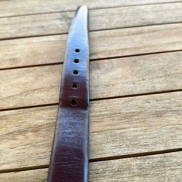 Trafalgar Wine Cortina Leather 356 Men’s Belt 38 - Picture 4 of 8